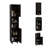 2-Shelf Rectangle Pantry Cabinet Wengue-2040663717