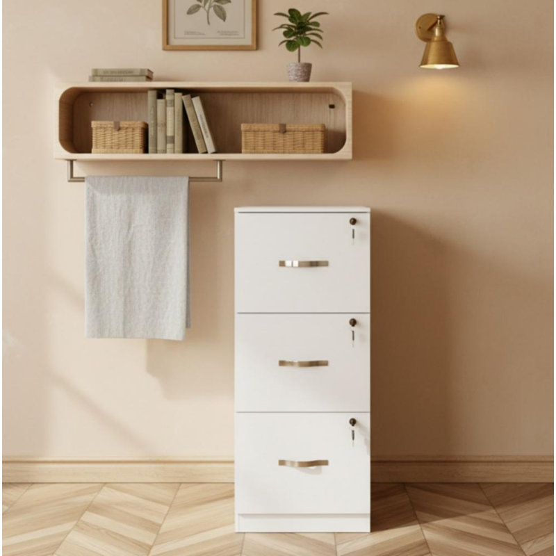 3 Drawer Accent Chest, White