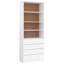Beneccio 186.5 cm H x 77 cm W Solid Wood Standard Bookcase-2079790645