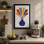 Geometric Vase Burst Mid-Century - Wrapped Canvas-1773894866-1773894878