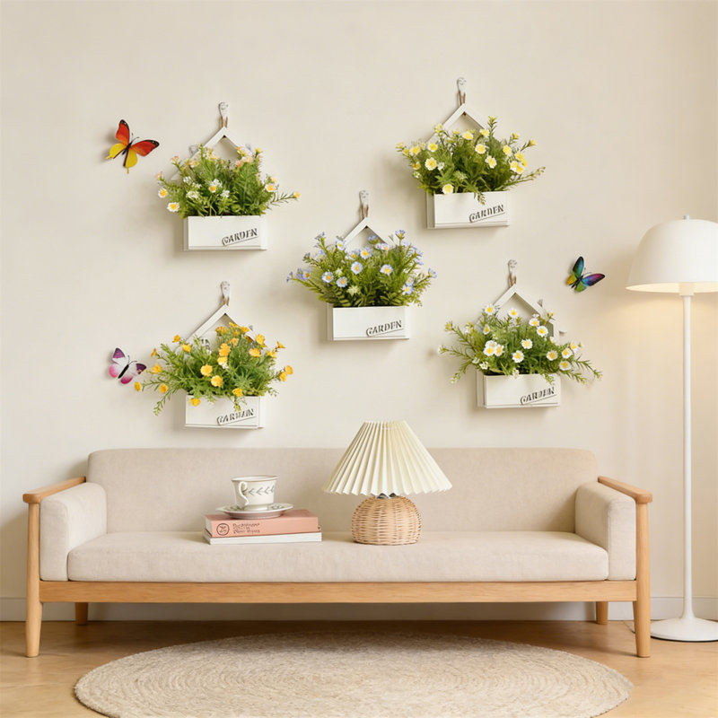 Wall-Mounted Artificial Flower