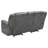 Artrice Upholstered Padded Arm Glider Loveseat Grey-917545066