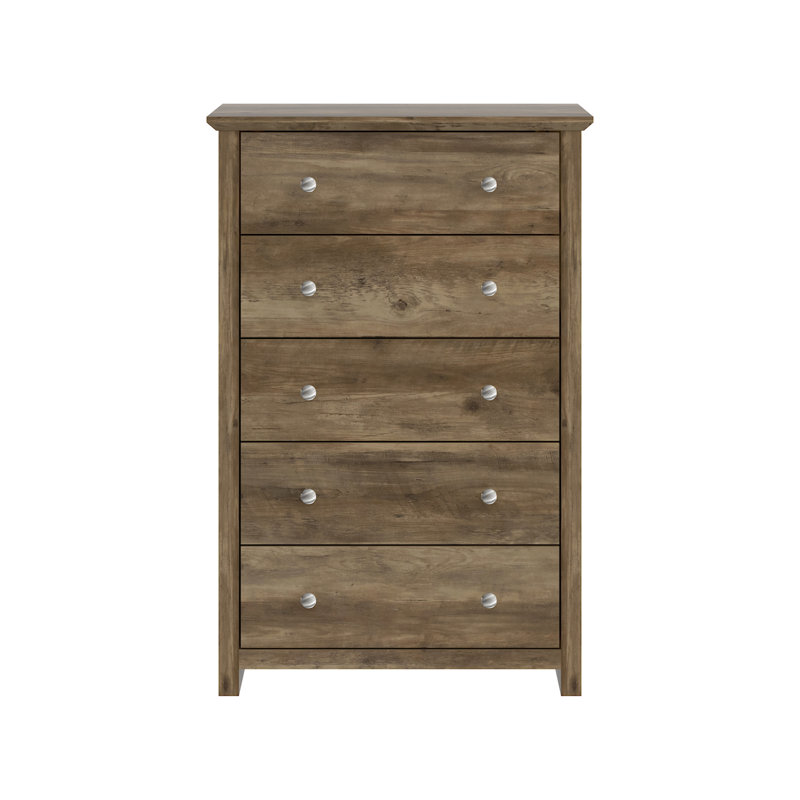 Ensemble de chambre à coucher 3 pièces Ottoville, Dusty Gray Oak, 3 Pcs: Dresser, Chest, Nightstand