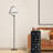 Arched Floor Lamp With Remote Control And Bulb Included