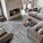 Cream Black Modern Maze Area Rug-1355310183