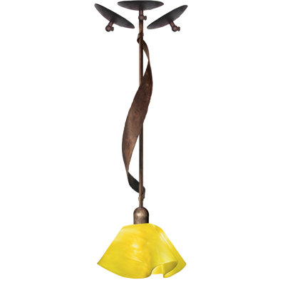Luminaire suspendu géométrique 1 lumières unique Sapin