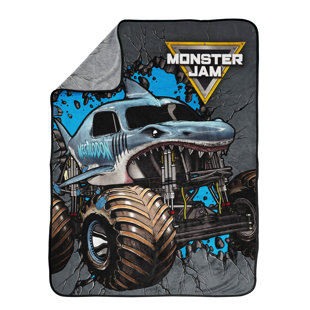 Monster Jam Megalodon 46 po x 60 po Jeté