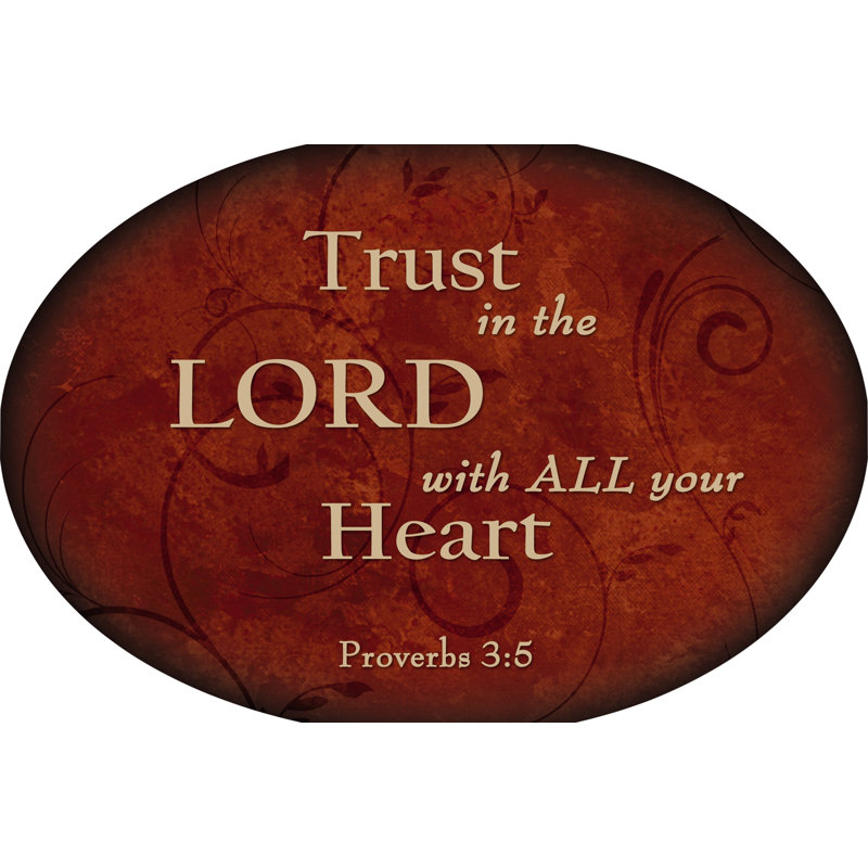 Trust In The Lord 2 - Wrapped Canvas Print, 51cm H x 76cm W x 3.8cm D