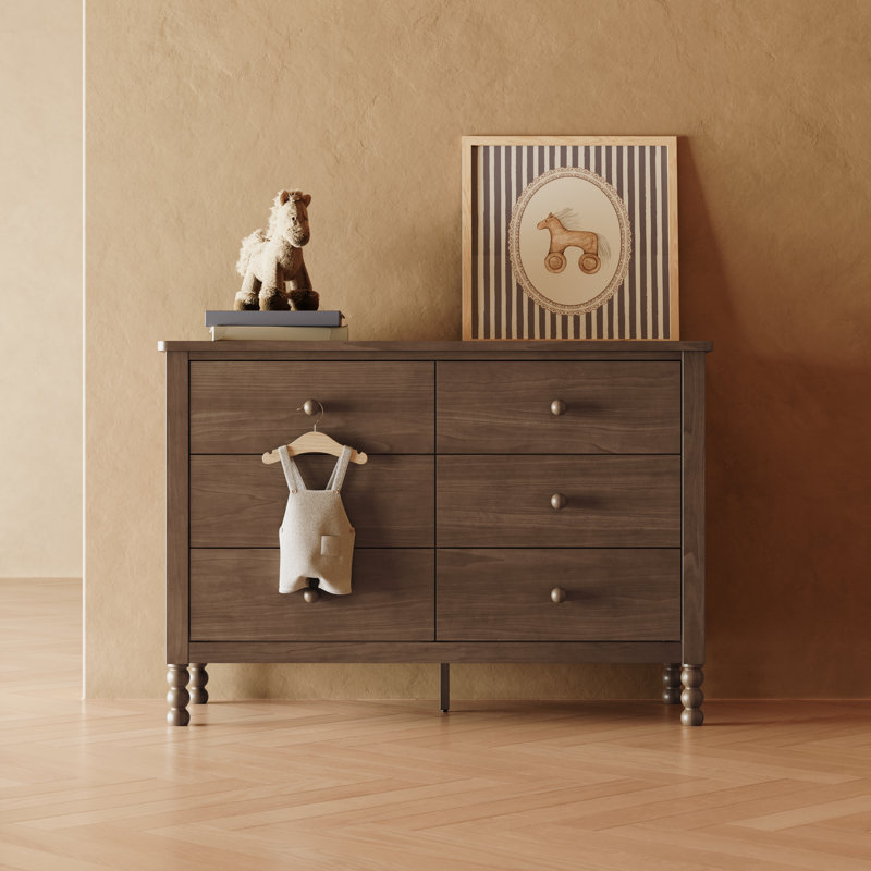 Rio 6 Drawer Dresser, Hazelnut