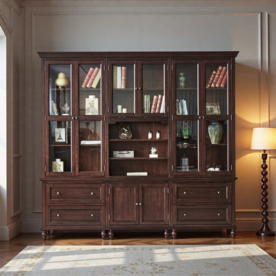 Bibliothèque de rangement à grande capacité de style américain