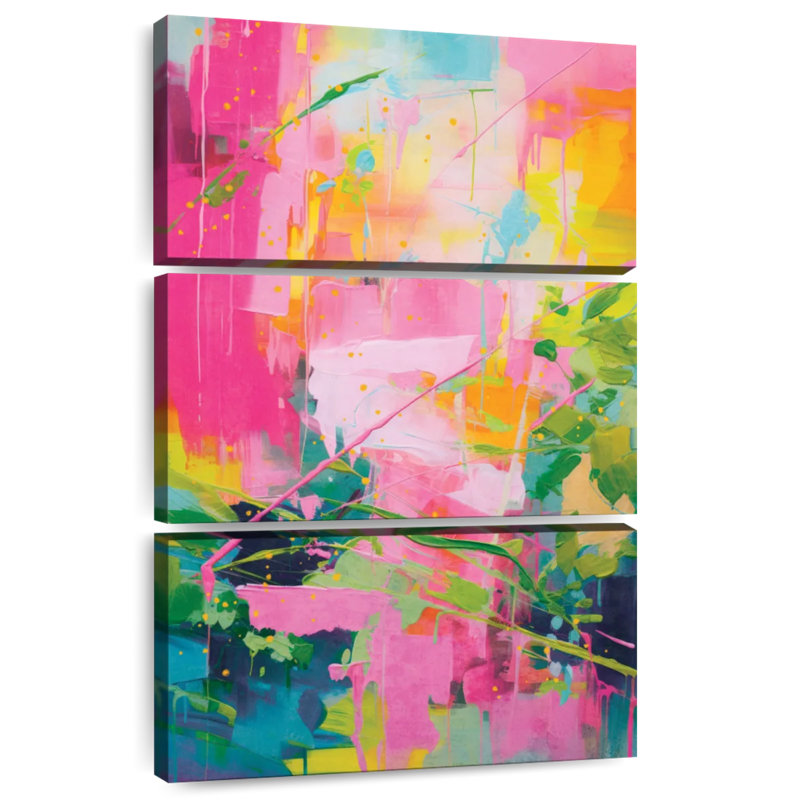 Avery Abstract Vibrant Hues, 32" H x 20" W