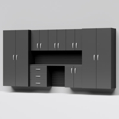 Ensemble d'armoires de rangement 8 pièces Deluxe