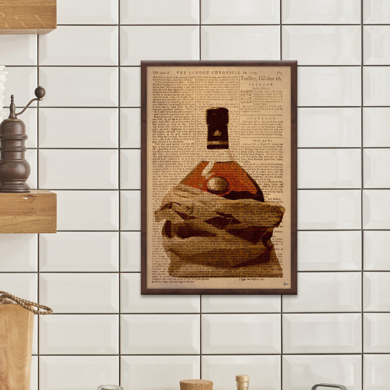 «The Perfect Gift» par Eyre Tarney - Reproduction d'art graphique sur papier encadré, H 36 po x l 24 po x P 1,5 po