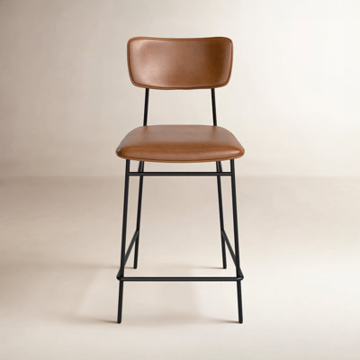 Turin 30"  Leather Bar Stool