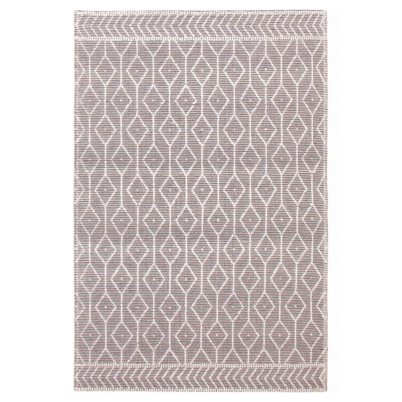 Spencel Wool Geometric Indoor Rug, Rectangle 6'1" x 9'1"