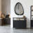 Blaxton Solid Wood Flat Mirror-567848064-567848071