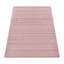 Tapis intérieur / extérieur rose en polypropylène tissé à la machine Javy-563567941
