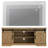 Laziza Solid Wood Mid Century Morden TV Stand for TVs up to 65",Antique White-1323532211