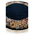 Round Jacoby Navy Blue Rug