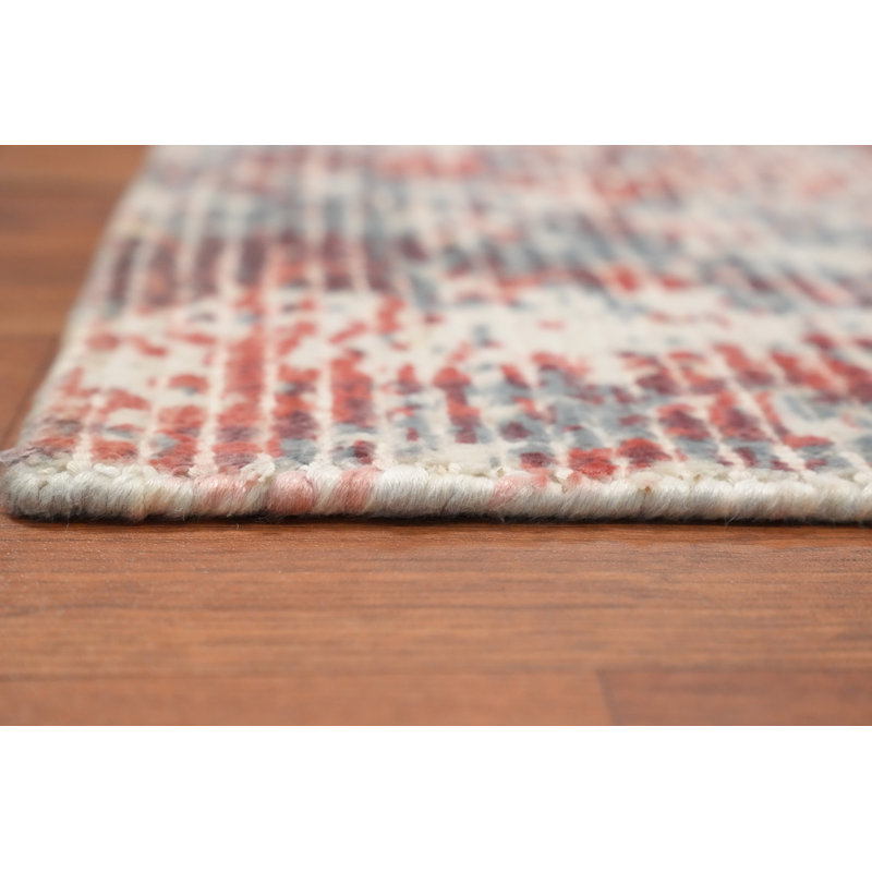 Handmade Wool Abstract Oriental Rug 2x4