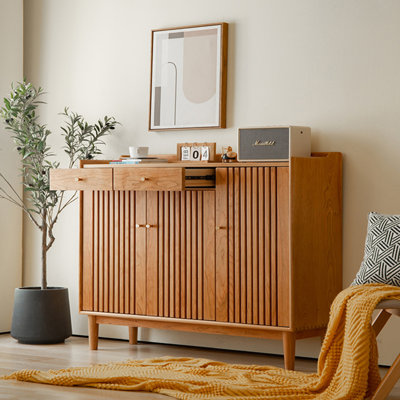 Japanese style small storage shoe cabinet