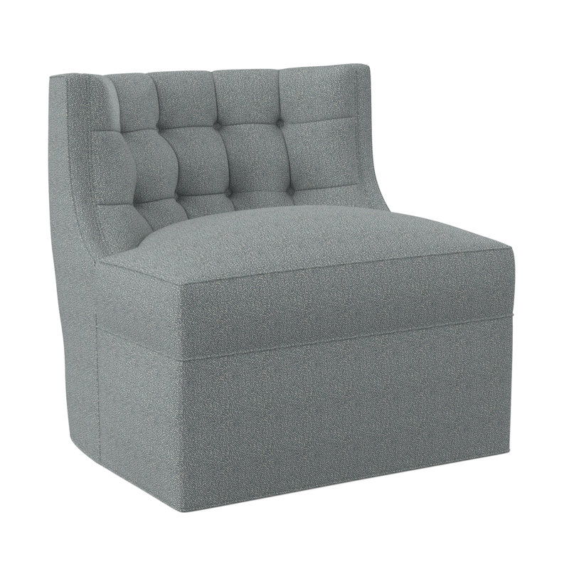 Fauteuil papillon social - pivotant, Mélange de polyester Maya cyan