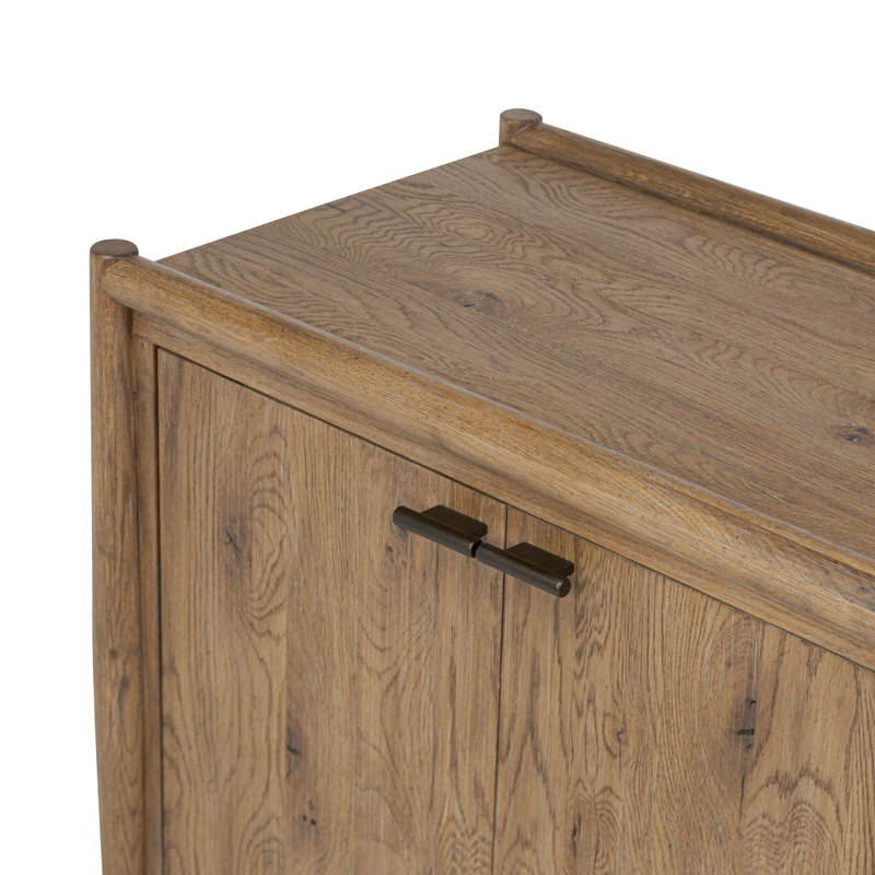 Glenview 4 Door Sideboard-Weathered Oak