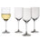 Mikasa Upton White Wine Glasses, Set Of 4, 17.5 Ounce