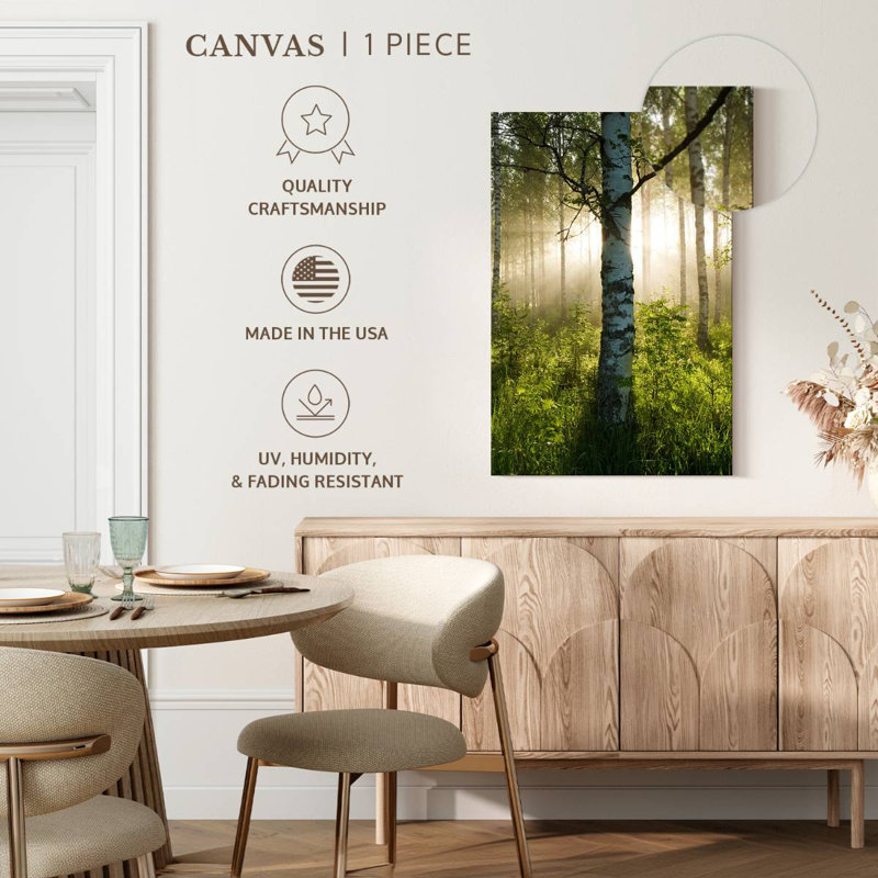 Harnek Sunlit Birch Tree, 24" H x 16" W