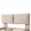 Grand lit plateforme tapissier