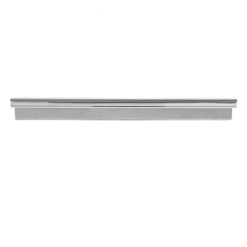Stella 3-1/2" Center to Center Polished Nickel Finger Drawer Pull, 3.5", Polished Nickel