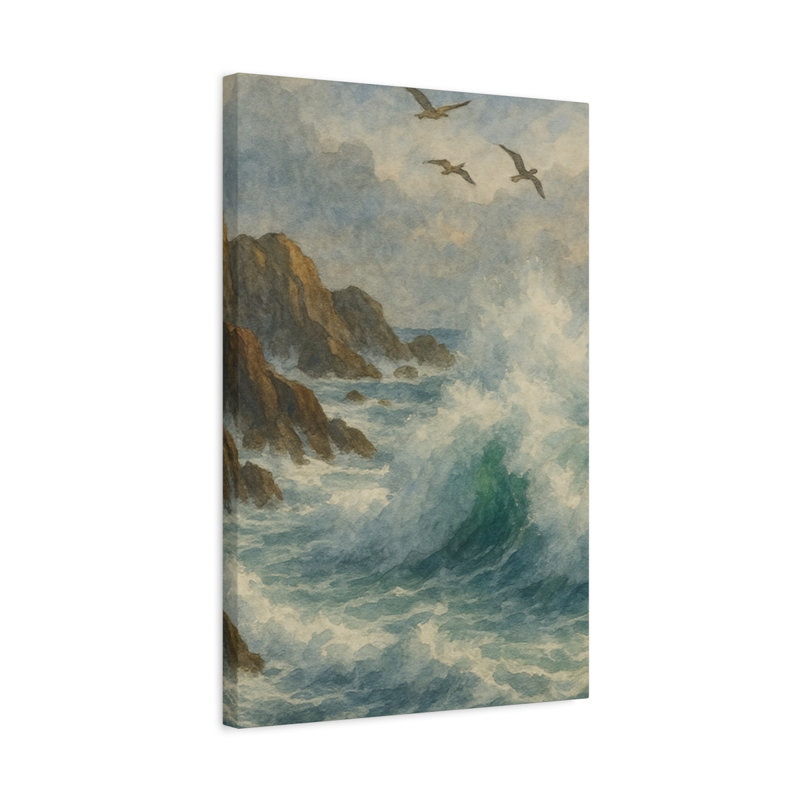 Aaroon Single Picture Frame Print on Canvas, 60.96 cm H x 40.64 cm W