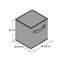 Closetmaid Cubeicals 28cm Fabric Cube Organisers with Handle-15848366