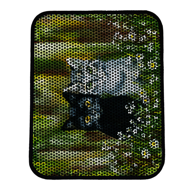 Premium Cat Litter Mat, 18 x 24 inches | 50% PVC / 50% Polyester, Machine Washable & Vacuum Friendly | Durable, Easy-Clean Design for Pet Owners | Protect Your Floors from Litter Messes