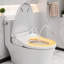 Siège de toilette Smart Bidet avec poignée latérale, siège chauffant, température et pression d'eau réglables et buse autonettoyante