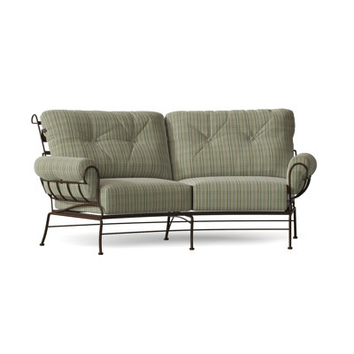 Terrace 82.5" Wide Loveseat with Cushions by Woodard