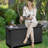 TECSPACE 35.4'' W 53 Gallons Water Resistant Metal Lockable Deck Box-88982551