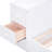 White Twin Daybed With Storage Shelves, Trundle & Charging Ports - Frame Size Areas, Wood-815202260