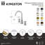 Robinet de salle de bain espacé Kingston-30370050