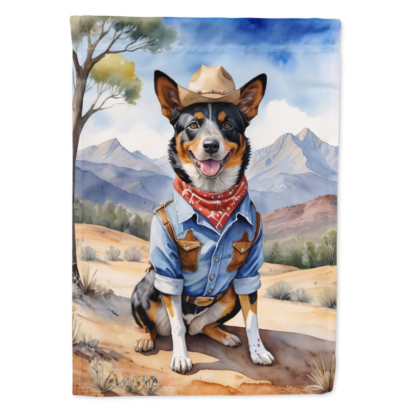 Drapeau Cowboy Welcome Garden, Bouvier australien