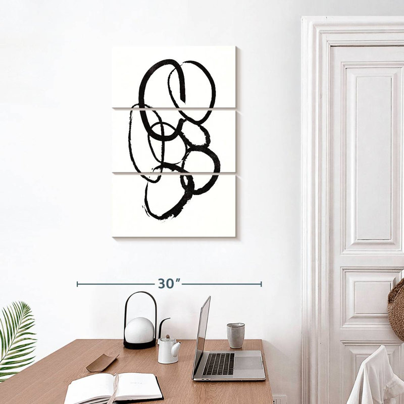 Avery Abstract Linked I, 32" H x 20" W