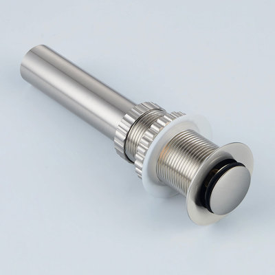 Standard Pop-Up Bathroom Sink Drain Without Overflow