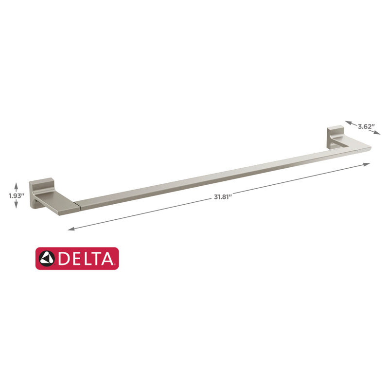 Barre à serviettes murale pivotante 30 po, Acier inoxydable