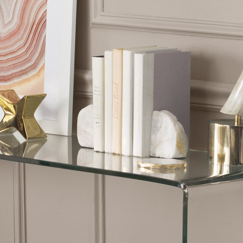 Agate / Geode Non-Skid Bookends