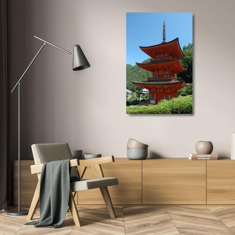 Pagode, Japon, H 24 po x l 16 po