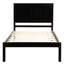 Élégant cadre de lit plateforme en bois avec tête de lit confortable, parfait pour une bonne nuit de sommeil et une esthétique de chambre améliorée-446627811-446627814