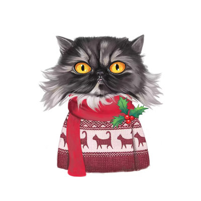 Gimli Christmas by Melanie Schultz - Wrapped Canvas Gallery-Wrapped Canvas Giclée