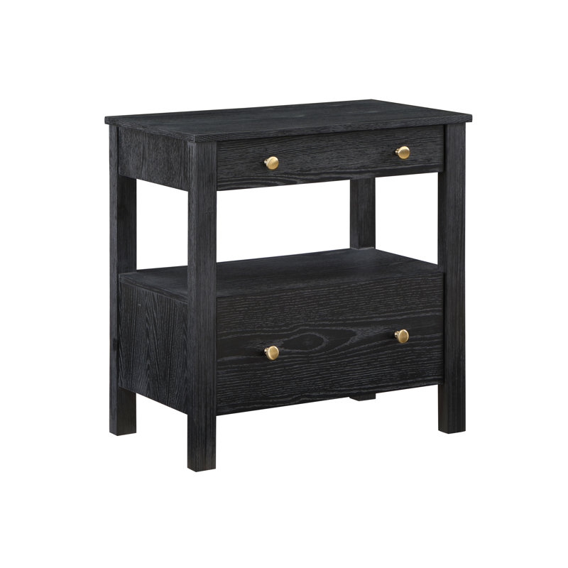 Table de chevet moderne à 2 tiroirs pour chambre à coucher