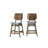 Gannaway Wood Counter Chair With Dk Gray Cushion In Walnut-115510234