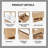 Modern  24 ″& 30 ″ Wall-Mounted Single-Basin Vanity Sets, Featuring Countertop Sinks And Soft-Close Drawers With Open Storage-191901795-191901794